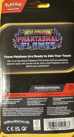 Pokemon TCG: Phantasmal Flames Single Blister [Ethan’s Magcargo] Factory Sealed - Image 2
