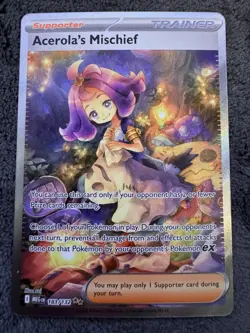 Acerola's Mischief 183/132 Pokemon TCG Me01: Mega Evolution SIR Holo - Image 1