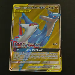 Pokemon TCG Latias & Latios GX 250 HP Ultra Rare TAG TEAM Full Art Holo 169/181 - Image 1