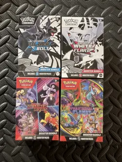 Pokemon TCG Booster Bundle Sealed LOT of 4 - Black Bolt, Destined Rivals, ++ - Image 1