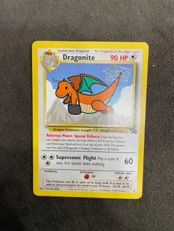 Dragonite #5 WB Pokemon First Movie Stamped Black Star Promo LP - Image 1