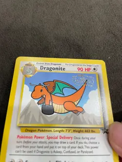 Dragonite #5 WB Pokemon First Movie Stamped Black Star Promo LP - Image 3