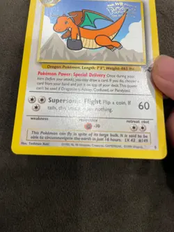 Dragonite #5 WB Pokemon First Movie Stamped Black Star Promo LP - Image 4