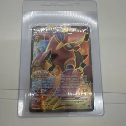Volcanion EX (Full Art) 107/114 - XY Steam Siege - Holo - NM - Miscut Pokemon - Image 1