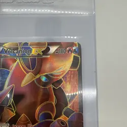 Volcanion EX (Full Art) 107/114 - XY Steam Siege - Holo - NM - Miscut Pokemon - Image 3