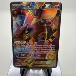 Volcanion EX (Full Art) 107/114 - XY Steam Siege - Holo - NM - Miscut Pokemon - Image 5