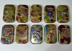 Pokemon TCG Scarlet and Violet Mini Tins 151 - FULL SET (10 Tins) NEW SEALED - Image 1