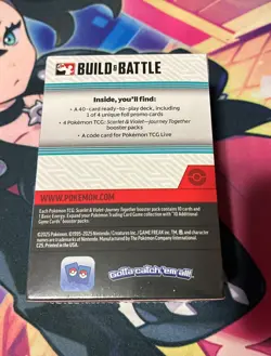 Pokemon TCG Journey Together Build And Battle Box Sealed + Free Random Pack - Image 2