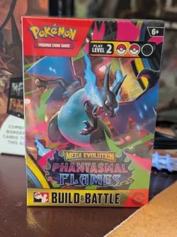 Pokemon Mega Evolution Phantasmal Flames Build & Battle Box - Image 1