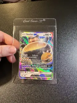 Snorlax GX SM05 Holo Promo SM Black Star Promos 2016 Pokemon LP - Image 1
