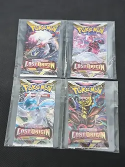 Pokemon Lost Origin Pack Art Set / 4x Factory Sealed Booster Packs (NEW) - Image 2