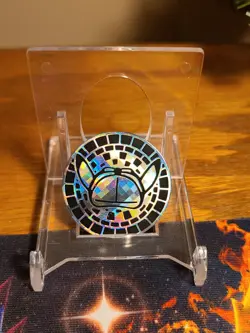 Pokemon TCG Silver Crack Ice Detective Pikachu Mini Coin - Image 1