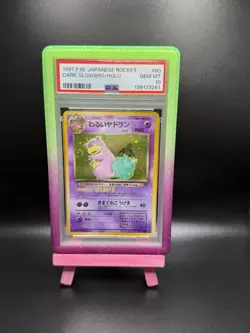 1997 Pokemon Japanese Rocket Dark Slowbro #80 Holo PSA 10 - GEM MINT! W/ SWIRL - Image 1