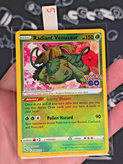 Radiant Venusaur 004/078 Pokemon GO TCG Set Holo - NM - Image 1