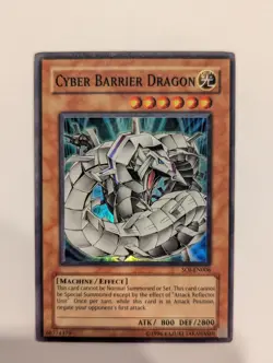 Cyber Barrier Dragon SOI-EN006 Shadow of Infinity Unlimited Super Rare LP - Image 1