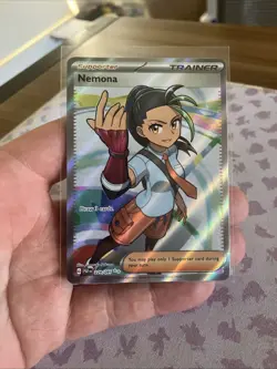 Nemona 229/091 - Full Art Trainer Ultra Rare Paldean Fates Pokemon Card NM - Image 1