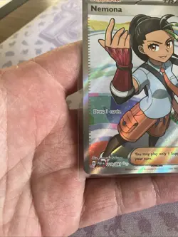Nemona 229/091 - Full Art Trainer Ultra Rare Paldean Fates Pokemon Card NM - Image 2
