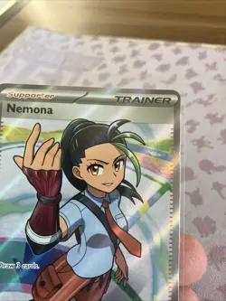 Nemona 229/091 - Full Art Trainer Ultra Rare Paldean Fates Pokemon Card NM - Image 4