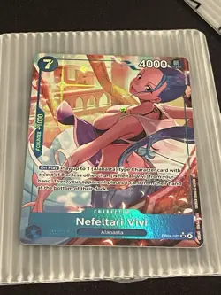 One Piece EB04-025 Nefeltari Vivi Alt Art OP14 The Azure Sea’s Seven ENGLISH - Image 3