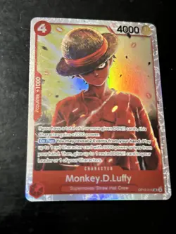 Monkey.D.Luffy OP12-015 - One Piece TCG - Legacy of the Master Foil NM English - Image 4