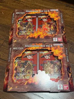 One Piece TCG: One Piece Illustration Box Vol. 5 New Factory Sealed Lot 2x - Image 1