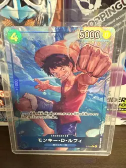 One Piece The Best Japanese P-055 Monkey D Luffy Alternate Art - Image 1