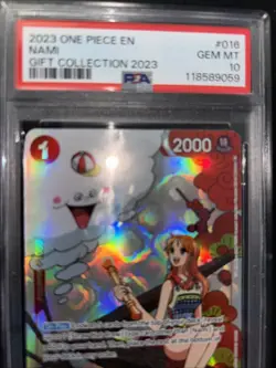2023 One Piece TCG NAMI PSA 10 English Gift Collection Promo - Image 3