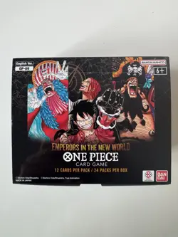 One Piece TCG OP-09 Emperors In The New World Booster Box English - New Unsealed - Image 1