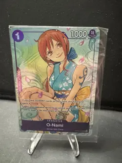 O-Nami (Illustration Box Vol.1) OP05-062 One Piece Promotion Cards Foil SEALED - Image 1