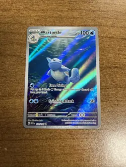 Wartortle 171/165 Sv: Scarlet & Violet 151 Holo NM-M Unplayed Pokemon PSA SubU - Image 1