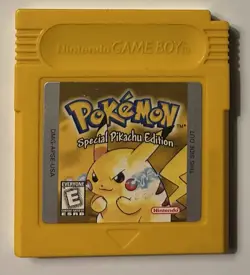Pokemon Yellow Authentic Loose, Tested Authentic For Gameboy Color W/ Protector - Image 1