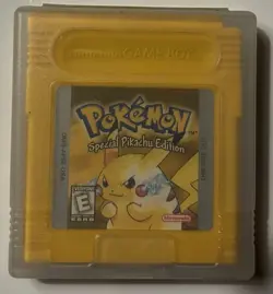 Pokemon Yellow Authentic Loose, Tested Authentic For Gameboy Color W/ Protector - Image 3