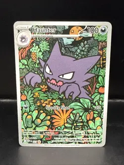 Pokemon TCG Haunter 027 Illustration Rare Promo Mega Evolution Battle Deck A - Image 2
