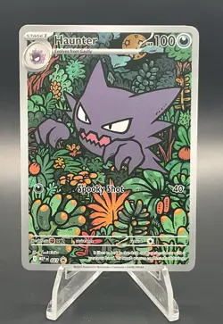 Haunter 027 Illustration Rare Mega Evolution Battle Deck Promo Pokemon TCG (NM) - Image 1