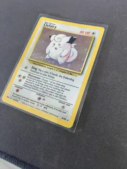 1999 Pokemon Base Set Clefairy 5/102 Holo Rare Unlimited MP - WOTC - Image 3