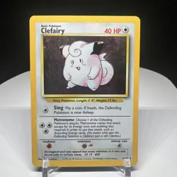 1999 Pokemon Unlimited Clefairy Rare Holo #5/102 - Image 1