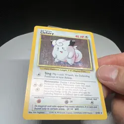 1999 Pokemon Unlimited Clefairy Rare Holo #5/102 - Image 3