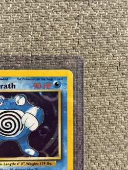Poliwrath Unlimited Holo Rare Pokemon TCG Base Set 13/102 LP Condition - Image 3