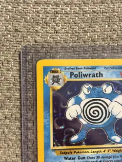 Poliwrath Unlimited Holo Rare Pokemon TCG Base Set 13/102 LP Condition - Image 4