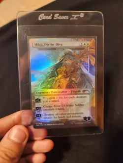 MTG Miku, Divine Diva - Elspeth Tirel RAINBOW FOIL Secret Lair Drop 1585 NM - Image 1