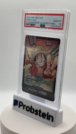 2025 One Piece EN Championship '24 World Final Don Card Monkey D. Luffy PSA 10 - Image 2