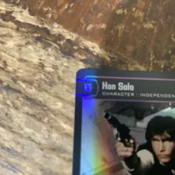 STAR WARS TCG WOTC PREVIEW PROMO HAN SOLO (A) FOIL NM/MINT Top Shelf Card - Image 2
