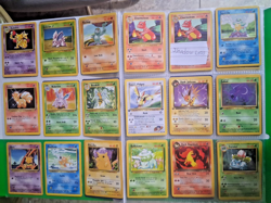 🔥Binder Lot 72 Pokemon card WOTC 1995 TCG Base Set shadowless 1st Edition Zubat - Image 1