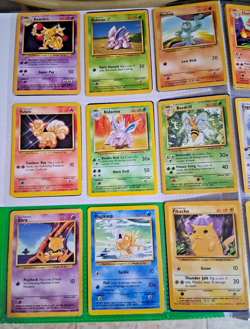 🔥Binder Lot 72 Pokemon card WOTC 1995 TCG Base Set shadowless 1st Edition Zubat - Image 2