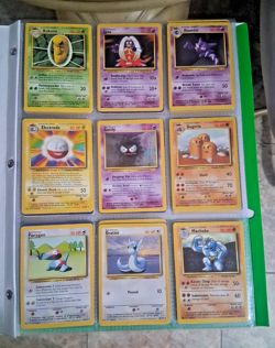 🔥Binder Lot 72 Pokemon card WOTC 1995 TCG Base Set shadowless 1st Edition Zubat - Image 3