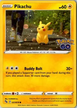 Pikachu - (Cosmos Holo) Promo Miscellaneous Cards & Products 027/078 LP - Image 1