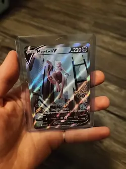 Pokemon TCG Go - Mewtwo V #72/78 - Full Art Alternative - Ultra Rare Card - Image 1