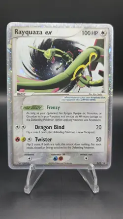 Rayquaza EX 039 - EXC/ NM - Black Star Promo - Holo Rare Vintage Pokemon Card - Image 1