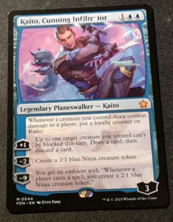 Kaito, Cunning Infiltrator - FDN - MTG - EN - NM - 0044 - Image 1