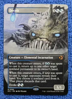 MTG 1x - Deceit (Borderless) - Lorwyn Eclipsed - Image 1